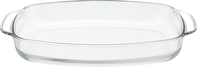 Termisil 3-Piece Rectangular Oven Casserole Set – Heat-Resistant Clear Glass 2