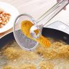 منقاش ومصفاة ستانلس Stainless Steel Oil Skimmer Colander with Clip