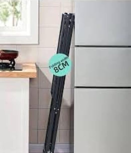 Foldable Microwave Stand – Durable Imported Metal Kitchen Organizer High-Quality Storage Rack (4)