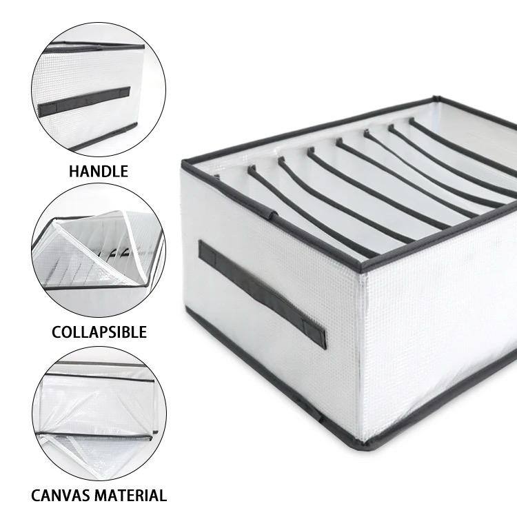 Practical 7-Compartment Wardrobe Organizer – Your Ultimate Closet Organizer for Clothes, Jeans & More (1) Practical 7-Compartment Wardrobe Organizer - Your Ultimate Closet Organizer for Clothes, Jeans & More