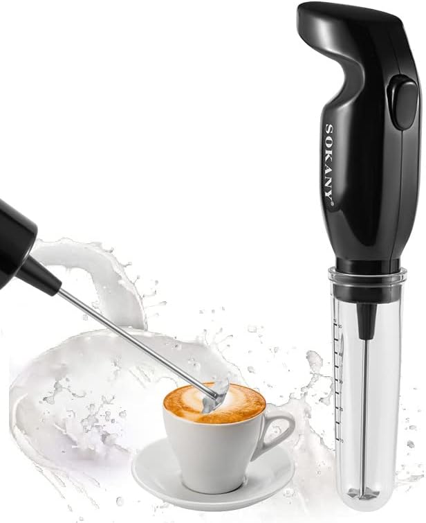 SOKANY SK-202A Hand Mixer Rechargeable Coffee Blender 30 Watts (4)