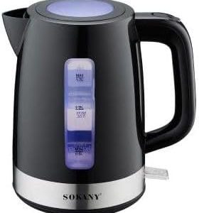 Sokany SK-09006 Electric Boiler 1.7L, 2200W – Stainless Steel Kettle