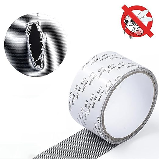 Window Screen Repair Kit Tape 3m × 5cm – Strong Adhesive Fiberglass Mesh for Windows & Doors (2)