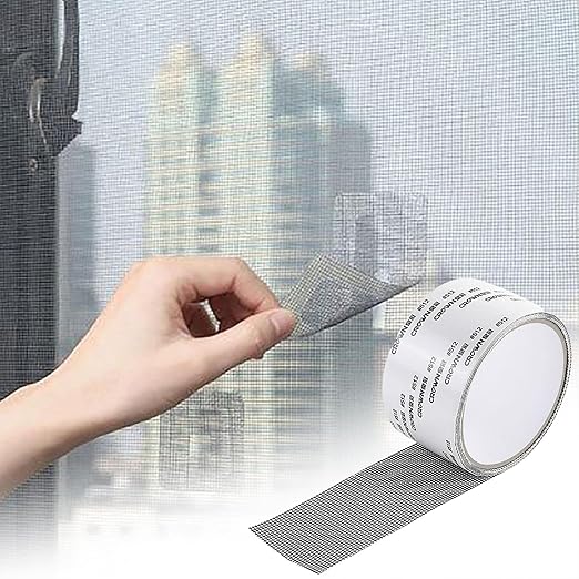 Window Screen Repair Kit Tape 3m × 5cm – Strong Adhesive Fiberglass Mesh for Windows & Doors (3)
