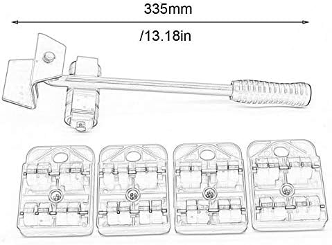 A red Alician furniture mover tool set (3)