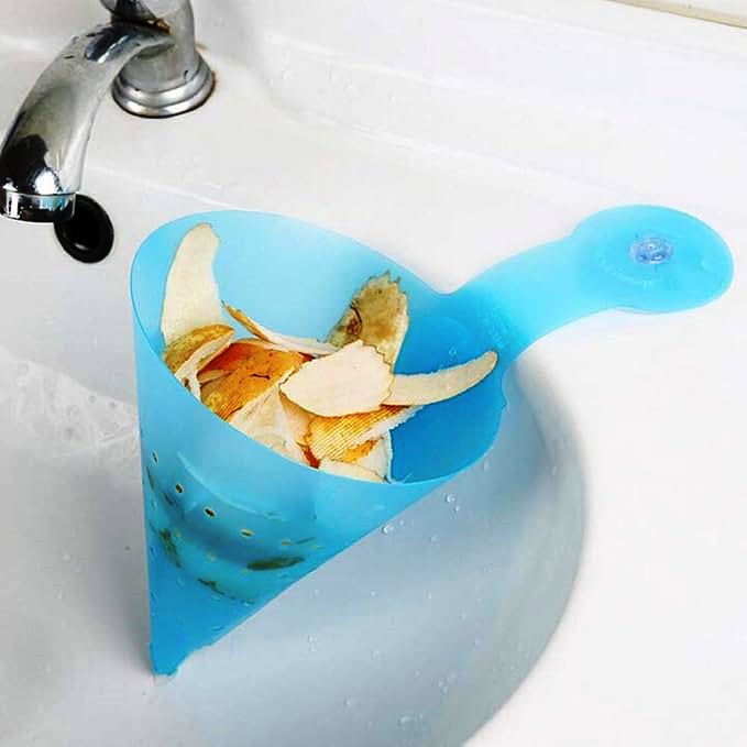 Kitchen Suction Cup Dish Basket Sink Food Waste Garbage (6)
