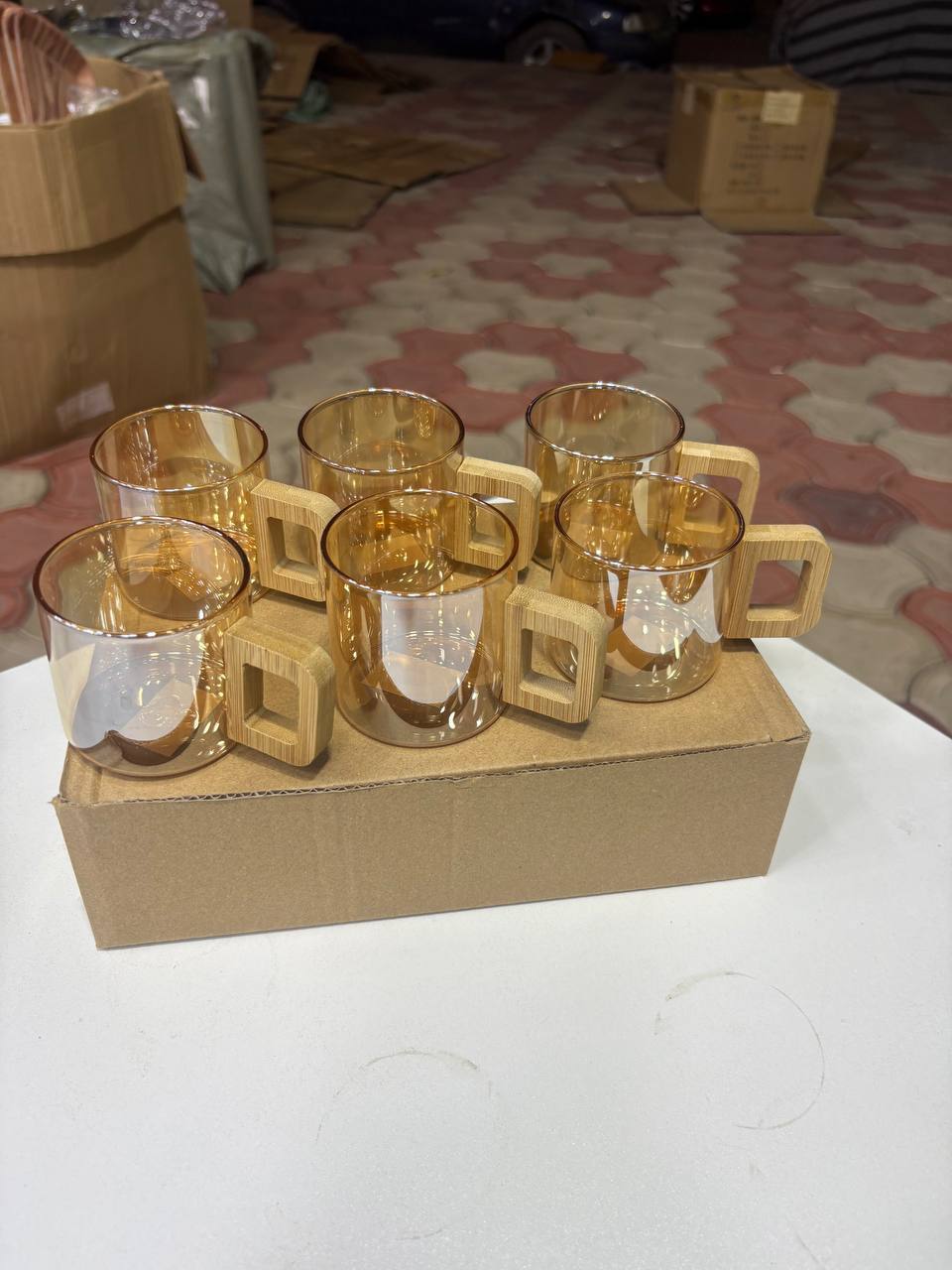 MAZOTTE 6-piece glass cup set (13)