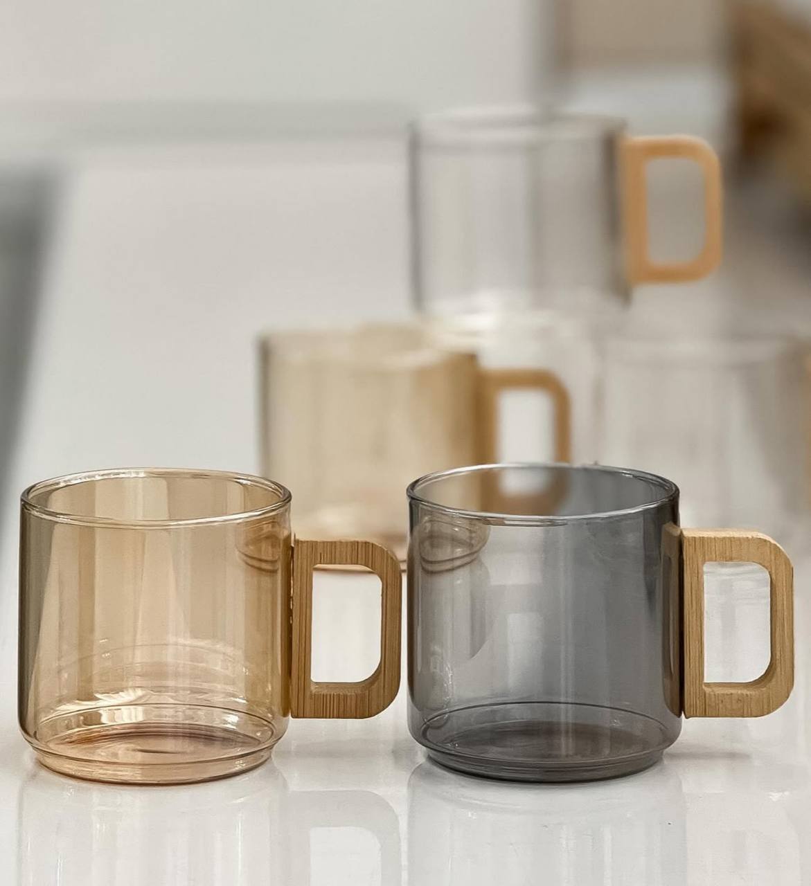 MAZOTTE 6-piece glass cup set (15)