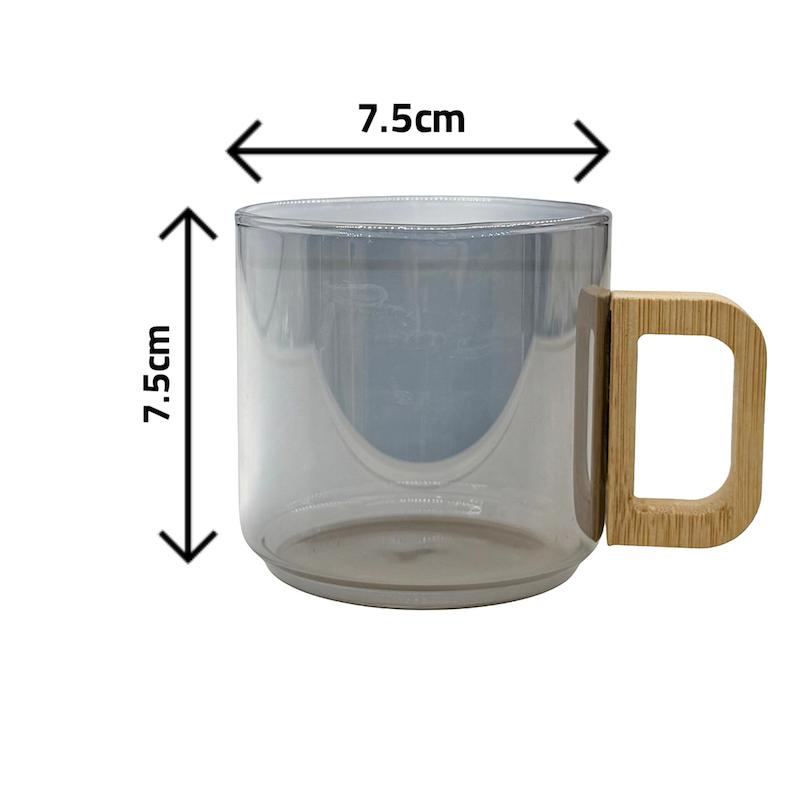MAZOTTE 6-piece glass cup set (2)