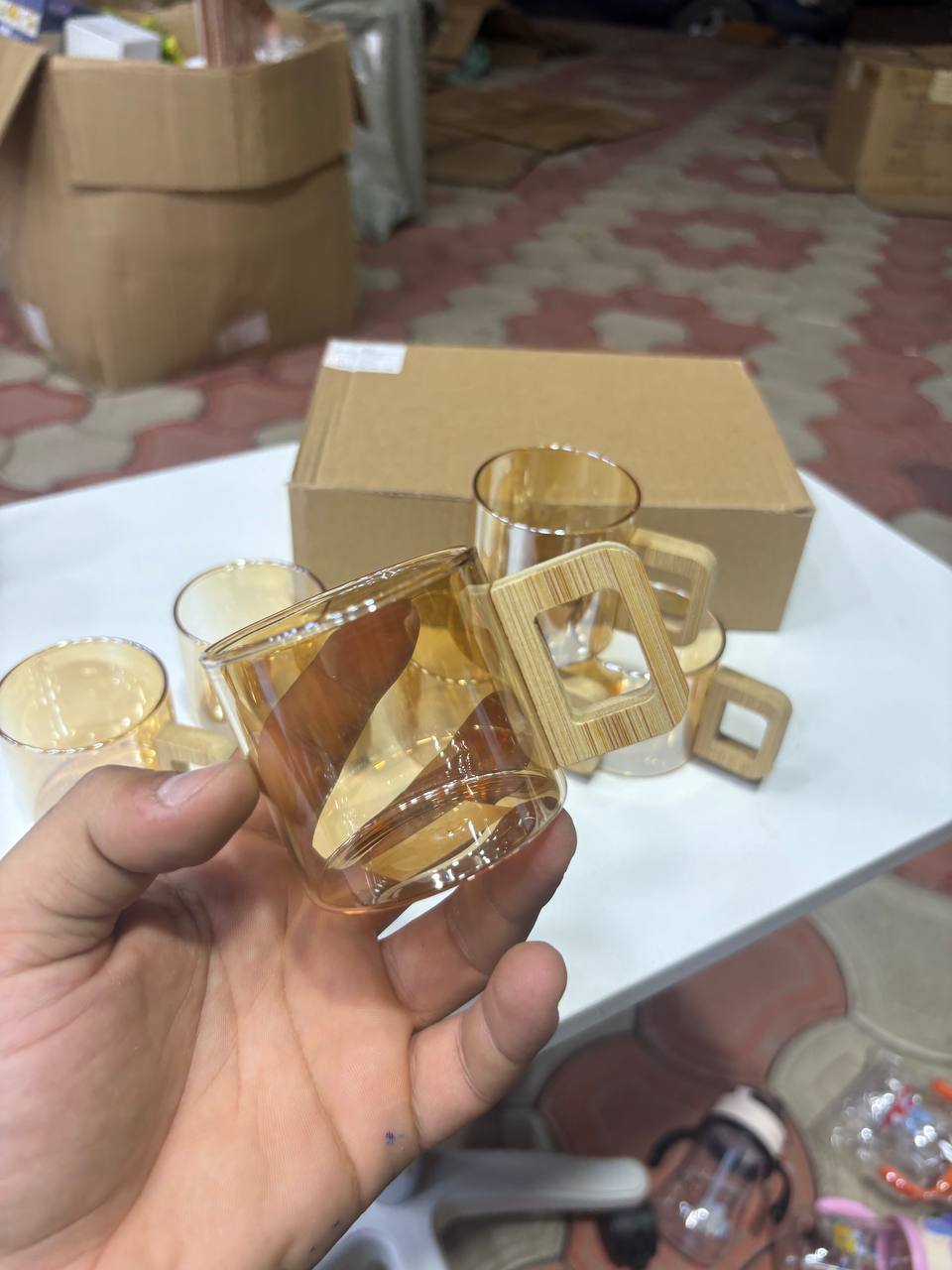 MAZOTTE 6-piece glass cup set (9)