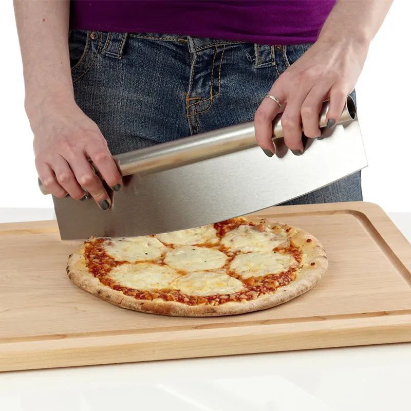 Premium stainless steel rocking pizza cutter (4)