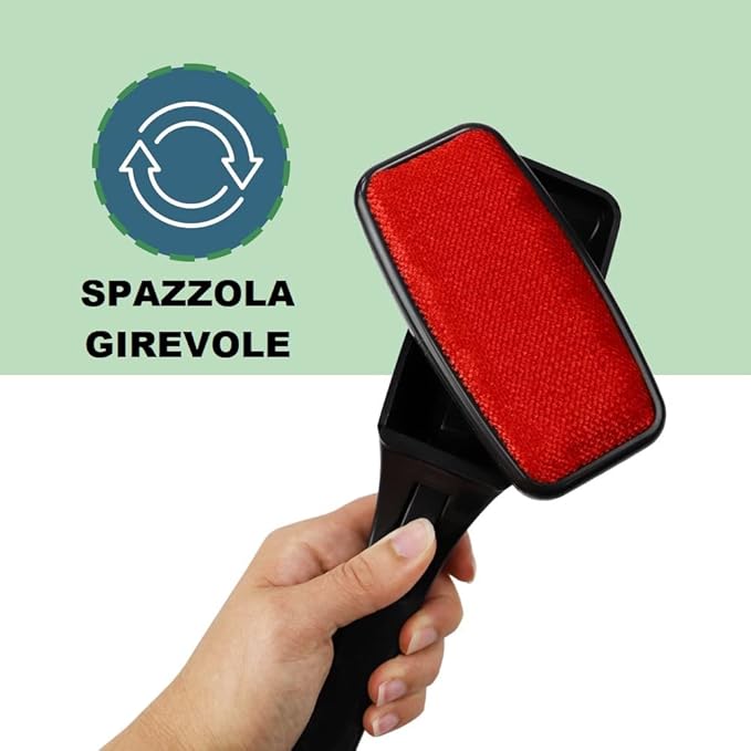 IPEA Clothes Brush jestore-eg.com (9) IPEA Clothes Brush and rotating lint remover for upholstery and pet hair فرشاة ملابس إيبيا لإزالة الوبر وشعر الحيوانات الأليفة بتصميم دوار