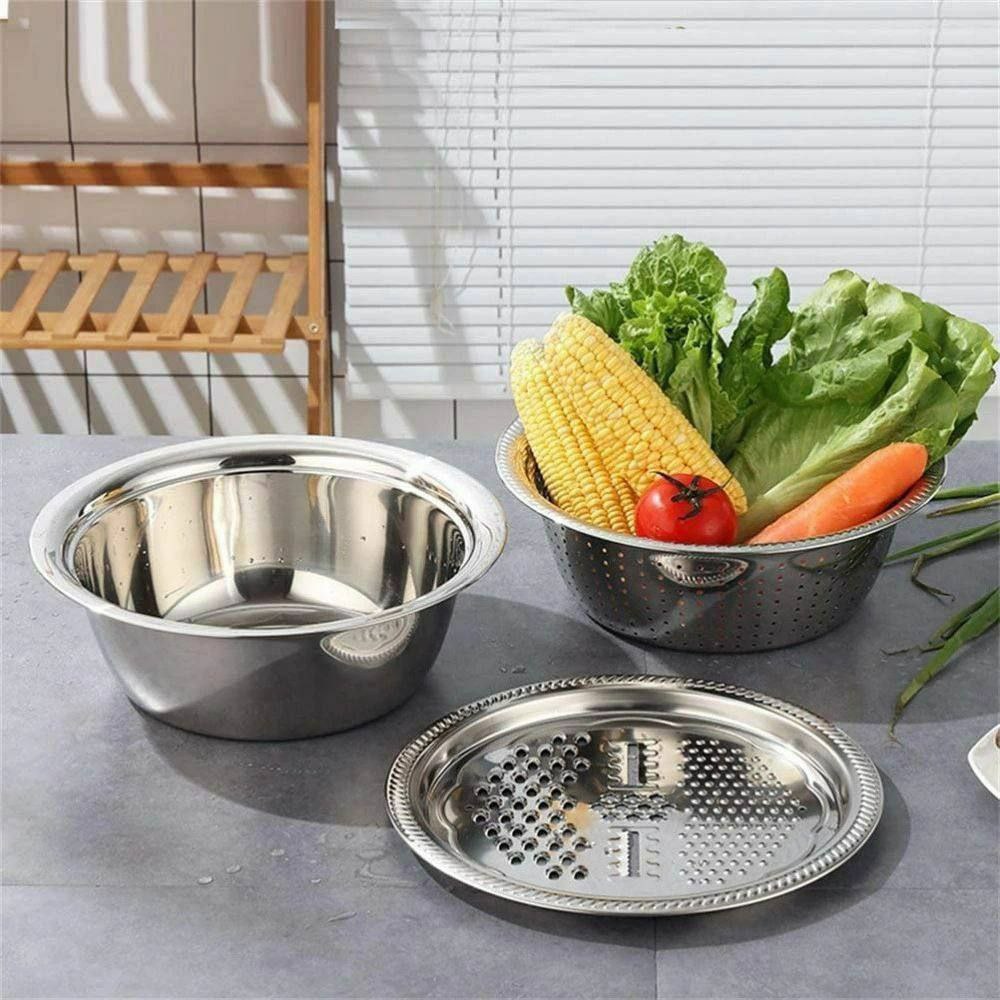 Stainless Steel 3 1 Multifunction Grater & Strainer Set -jestore-eg.com (12)