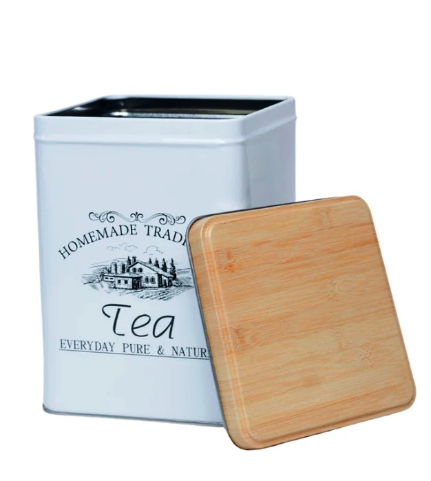 Wonderland Tea,coffee,sugar Storage container -Square – jestore-eg.com (0001112)