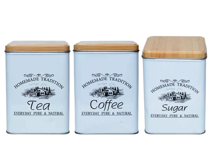 Wonderland Tea,coffee,sugar Storage container -Square – jestore-eg.com (0002)