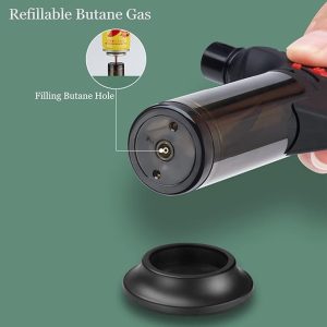 cooking torch multicolour professional 1 piece for creme brulee and grilling مشعل طبخ متعدد الألوان أنيق 1 قطعة للكريم بروليه والشواء الاحترافي