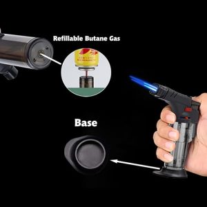 cooking torch multicolour professional 1 piece for creme brulee and grilling مشعل طبخ متعدد الألوان أنيق 1 قطعة للكريم بروليه والشواء الاحترافي