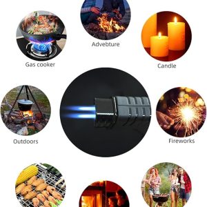cooking torch multicolour professional 1 piece for creme brulee and grilling مشعل طبخ متعدد الألوان أنيق 1 قطعة للكريم بروليه والشواء الاحترافي