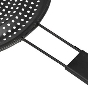 metal heat diffuser for gas stove flame guard rice burning preventer black موزع حرارة معدني للموقد واقي لهب ومانع احتراق الأرز للبوتاجاز أسود