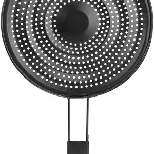 metal heat diffuser for gas stove flame guard rice burning preventer black موزع حرارة معدني للموقد واقي لهب ومانع احتراق الأرز للبوتاجاز أسود