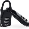 luggage combination lock 3 digit zinc alloy black mini resettable padlock for travel bags قفل كودي لشنط السفر 3 أرقام من سبائك الزنك أسود صغير قابل لإعادة الضبط