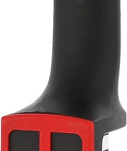 3 stage manual knife sharpener stainless steel black red with comfortable handle for safe easy sharpening مسن سكاكين يدوي 3 مراحل فولاذ مقاوم للصدأ أحمر أسود مع مقبض مريح لشحذ السكاكين بأمان وسرعة في المطبخ