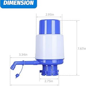 مضخة مياه يدوية لقارورة المياه ضغط مريح تركيب سهل للمكاتب والمدارس manual water pump hand press comfortable easy install for home office schools