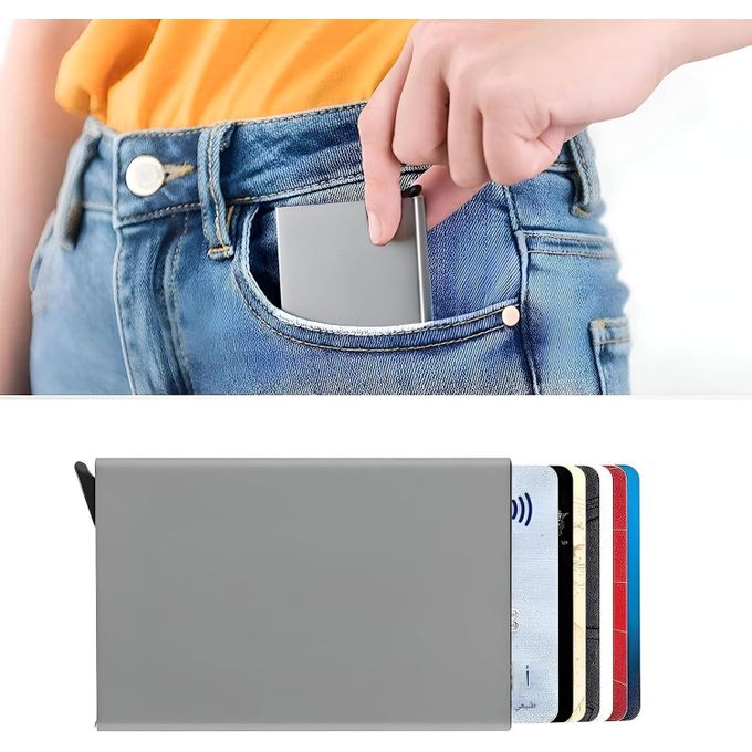 Smart Aluminum Wallet RFID Protection jestore-eg.com (7)