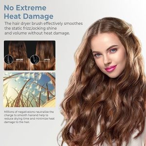 طقم استشوار سوكاني ديجيتال 6 في 1 SK-15052 فرشاة حرارية متعددة الوظائف للشعر Sokany digital 6 in 1 hair styler set SK-15052 multi-function hot air brush for hair styling