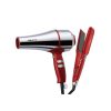 Sokany SK-14035 2-in-1 Hair Dryer and Straightener Set 3600W Burgundy Silver طقم استشوار ومكواة شعر سوكاني SK-14035 3600 وات نبيتي فضي