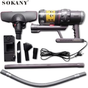 sokany vacuum cleaner sk-3378 2000w silver portable wet dry 1.1l مكنسة كهربائية سوكاني SK-3378 2000 واط فضية محمولة رطب وجاف 1.1 لتر